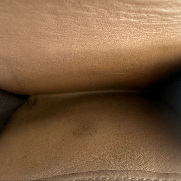 Vintage Coach Leatherware Trifold Wallet in Jacquard Fabric in Tan and Brown - Picture 6 of 7